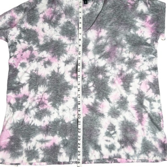 Torrid Htay Pink Tie Dye Pullover Drop Shoulder Sweater Size 0 - Picture 7 of 10